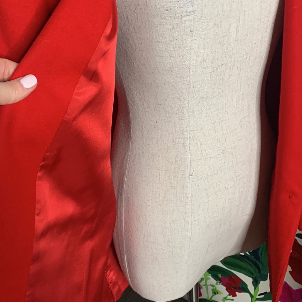 Pendleton Wool Ruby Red! So Cute! Worn Once For V… - image 7